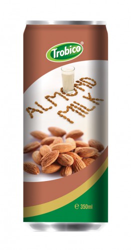 350ml Almond milk Alu can